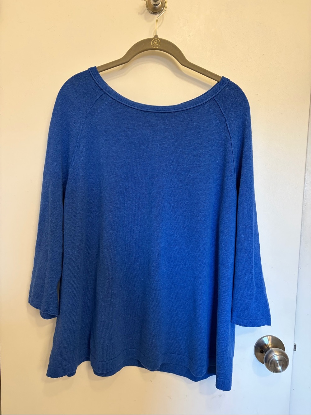 J Jill Women's Royal Blue Lightweight Pullover Top